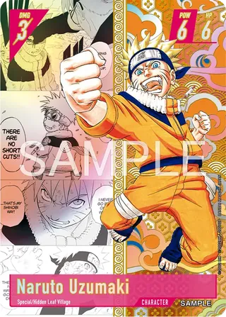 Naruto Uzumaki: Collage of manga panels (SAMPLE)