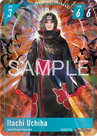 Itachi Uchiha: Illustration with crows (SAMPLE)
